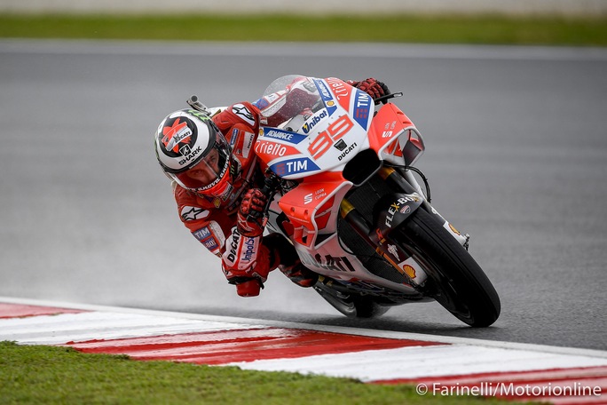 MotoGP Sepang Gara: Lorenzo, “Non ho visto il messaggio sul dashboard ero concentrato nella guida”