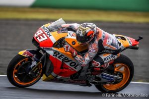 MotoGP Motegi Warm Up: Dominio Marquez sotto il diluvio, crisi Yamaha