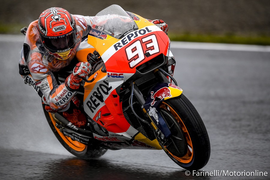 MotoGP Motegi FP3: Marquez il più veloce, Rossi agguanta la top ten