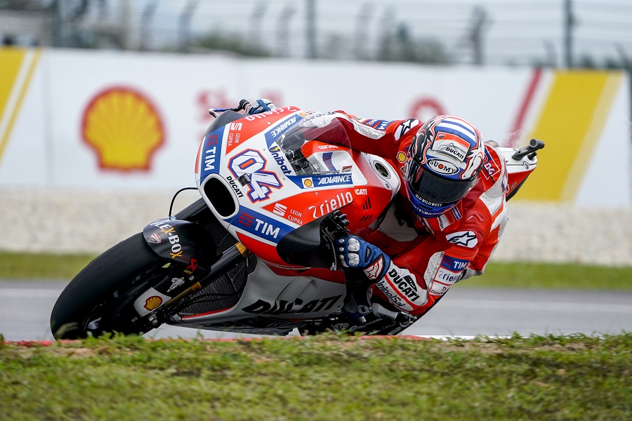 MotoGP Sepang Warm Up: Dovizioso subito veloce, Marquez ottavo