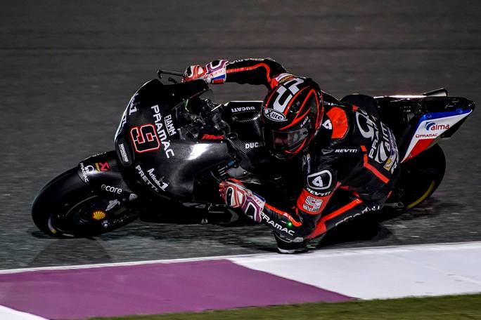 MotoGP | Test IRTA Qatar Day 2: Petrucci, “Caduta strana, ma sono soddisfatto”