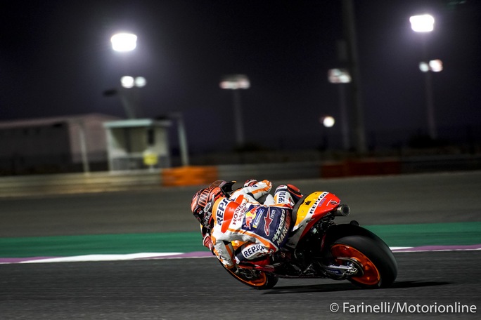 MotoGP | Test IRTA Qatar Day 2: Marquez, “Buona giornata e la caduta ci ha aiutato”