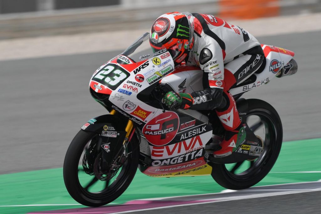 Moto3 | Gp Qatar, QP: Antonelli, “Sono contento di fare emozionare la mia squadra”