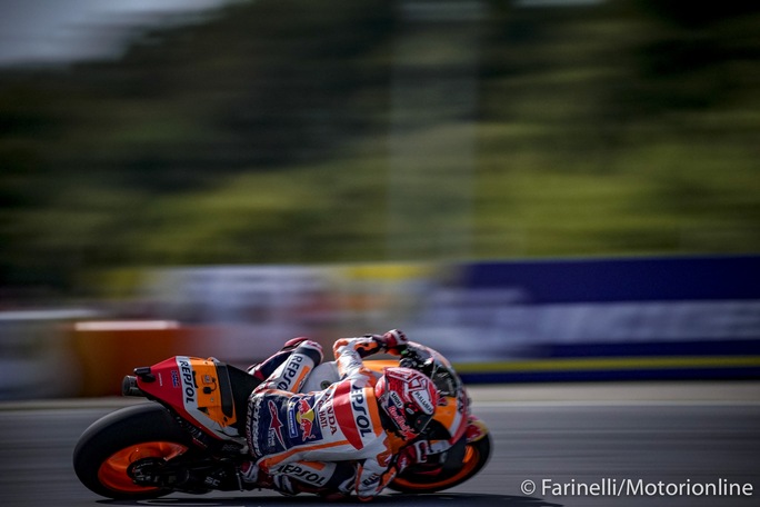 MotoGP | Gp Silverstone Day 1: Marquez, “Il nuovo asfalto è un disastro”