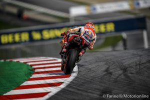 MotoGP | Gp Austria FP4: Marquez si prende l’ultima sessione, Ducati in scia, Rossi 12esimo