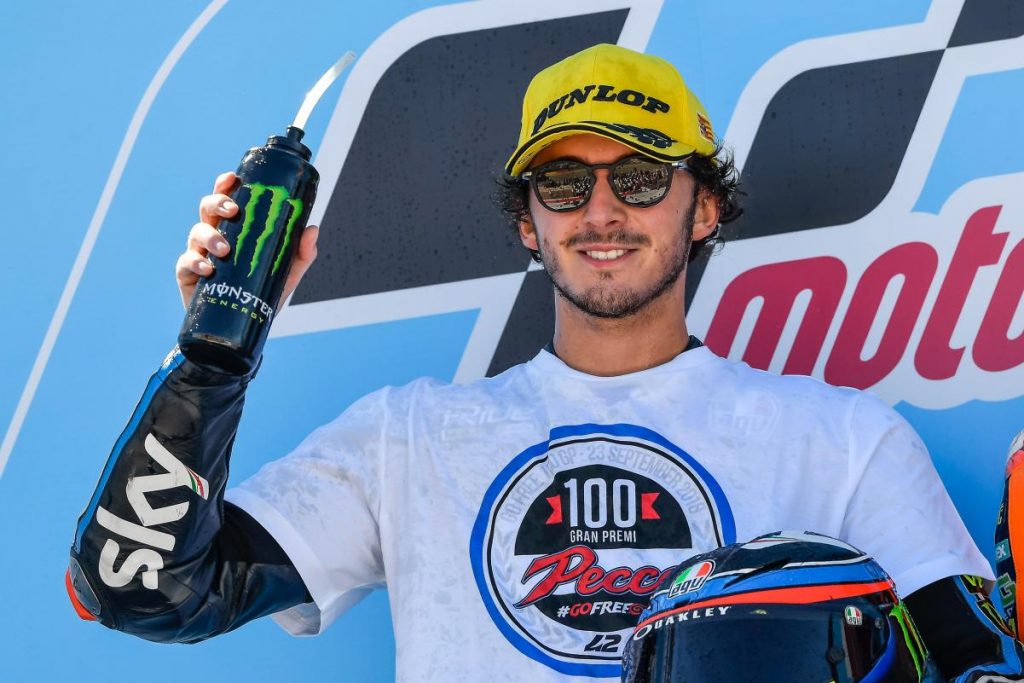 Moto2 | GP Aragon Gara: Bagnaia, “Contento di festeggiare il centesimo gp con un podio”