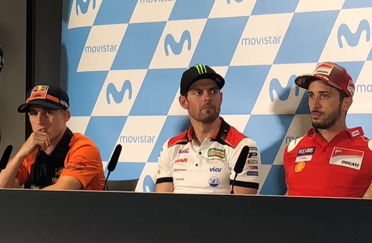 MotoGP | Gp Aragon Conferenza Stampa: Crutchlow, “Fenati? Non credo alle sue scuse. Ponsson? Il team è stato stupido a farsi pagare per farlo correre”