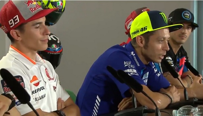 MotoGP | Gp Misano Conferenza Stampa: Rossi, “Pace con Marquez? Posso decidere…”