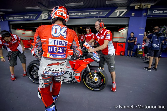 MotoGP | Gp Thailandia Qualifiche: Andrea Dovizioso, “Siamo veloci ma c’è l’incognita gomme” [Video]
