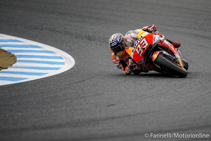 MotoGP | Gp Giappone FP4: Marquez, miglior tempo e caduta, Dovizioso è quarto