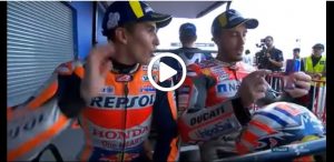 MotoGP | Gp Thailandia: Lo scambio di battute tra Marquez e Dovizioso a fine gara [Video]