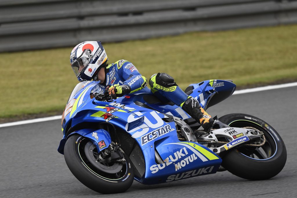 MotoGP | GP Giappone Day 1: Rins, “Sensazioni buone, ma questo tempo non mi piace”