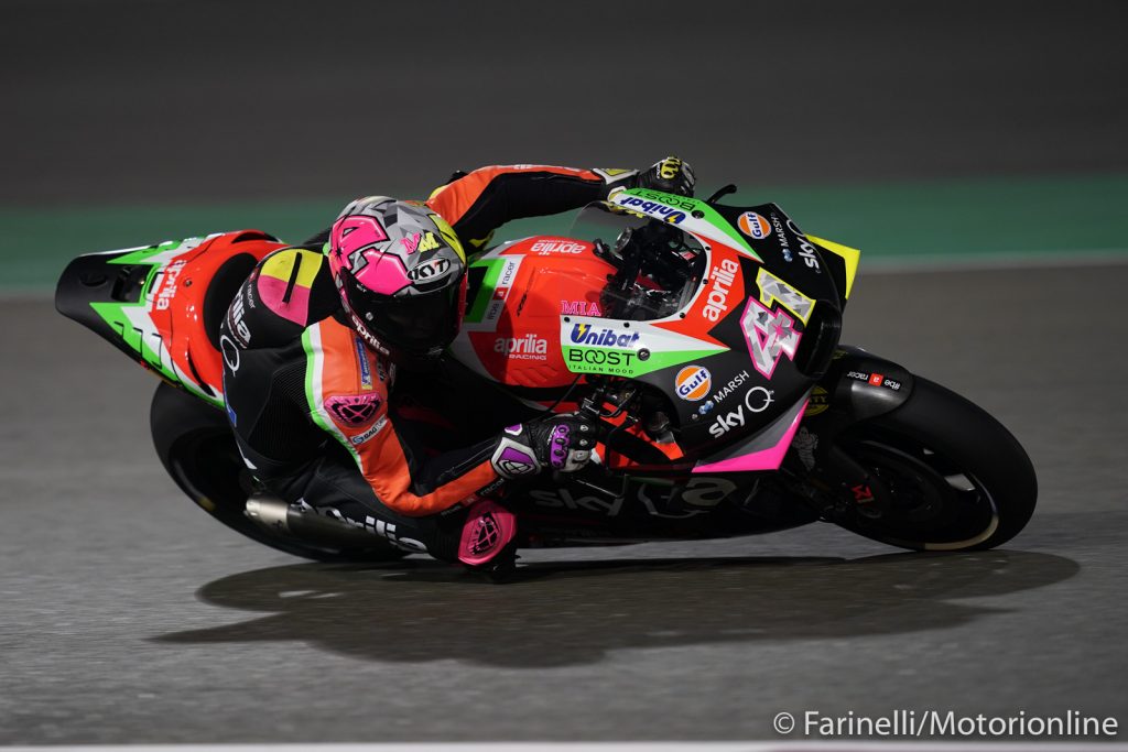 MotoGP | Aleix Espargarò carica il team Aprilia in vista del Qatar: “La preparazione al campionato è stata positiva”