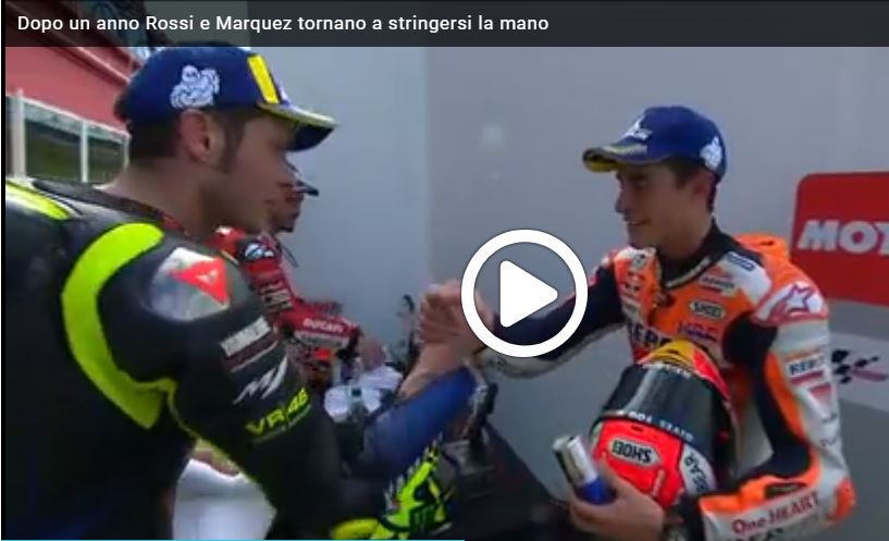 MotoGP | Marc Marquez: “Inaspettata la stretta di mano con Rossi”