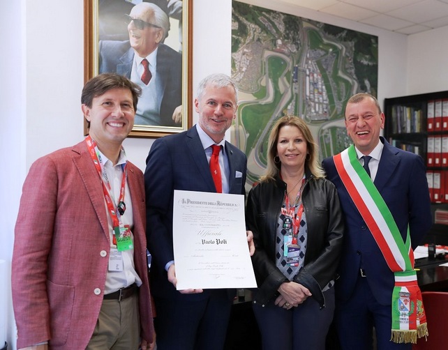 MotoGP | Il Direttore dell’Autodromo del Mugello premiato dal presidente Mattarella