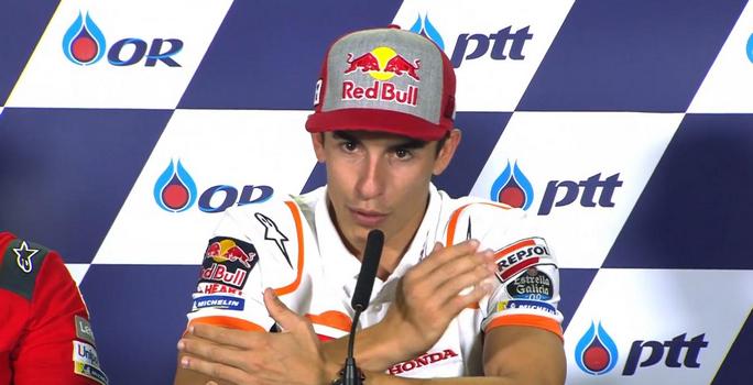 MotoGP | Gp Thailandia Conferenza Stampa: Marquez, “Il Titolo? Se non arriverà qui avremo altre occasioni”