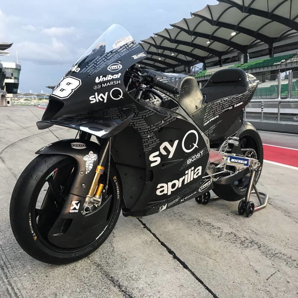 MotoGP | Test Sepang: Aprilia svela la nuova RS-GP20
