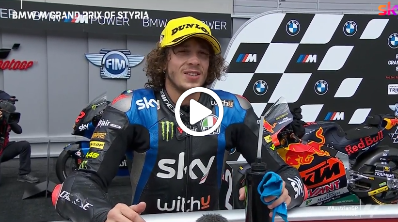 Moto2 | GP Austria 2 Gara, Bezzecchi: “Sono felicissimo” [VIDEO]