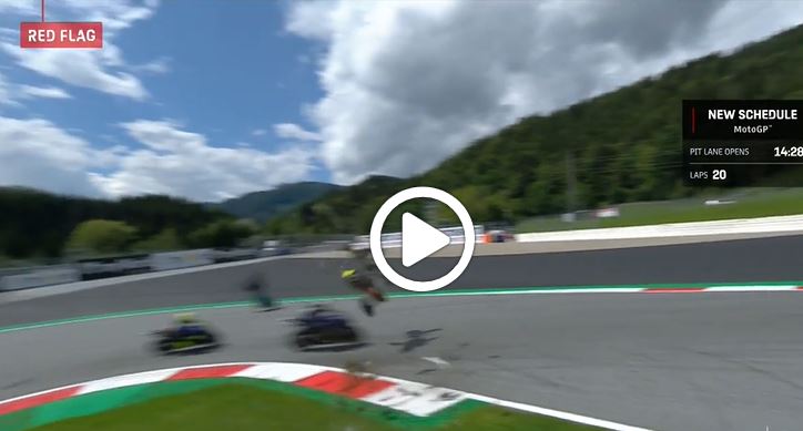 MotoGP | Gp Austria Gara: Valentino Rossi dopo l’incidente tra Zarco e Morbidelli “E’ stato il rischio più grande della mia carriera” [VIDEO]