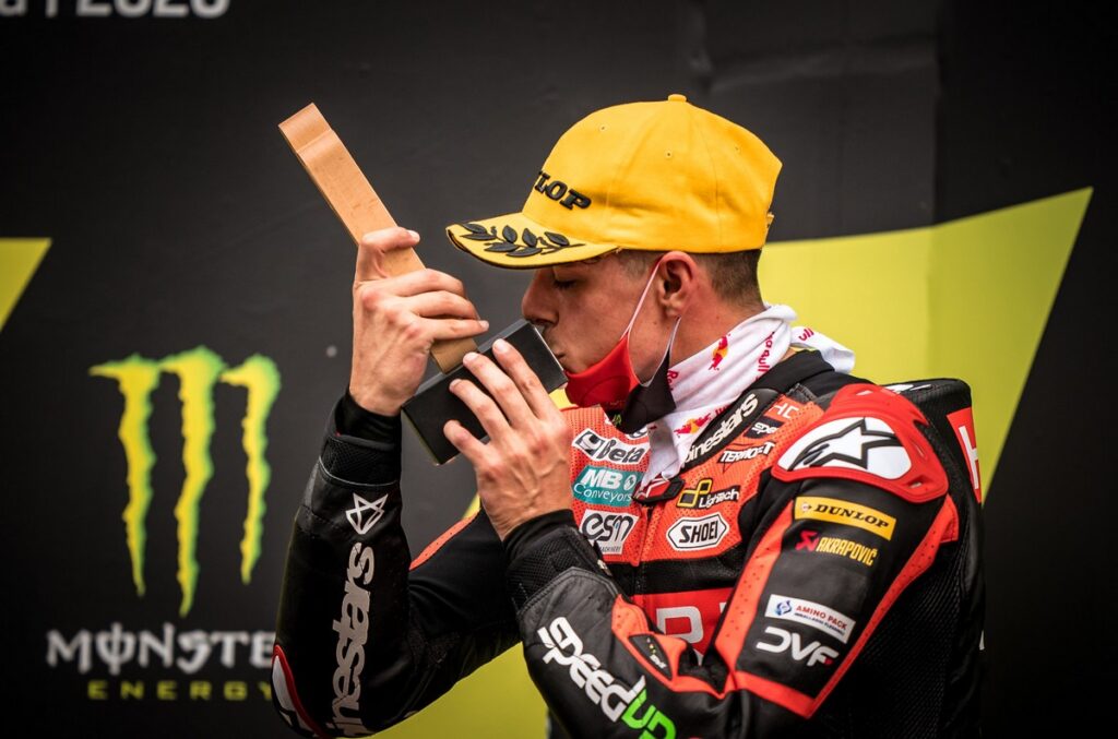Moto2 | GP Barcellona Gara, Di Giannantonio: “Sono contentissimo!”