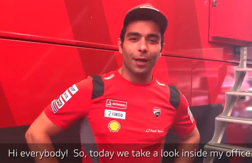MotoGP | Gp Barcellona: Danilo Petrucci apre le porte del suo “ufficio” [VIDEO]