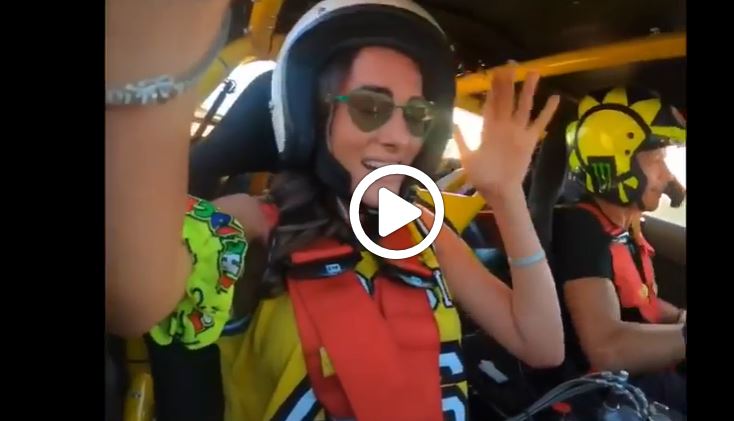 MotoGP | Valentino Rossi, “drifting” con Francesca [VIDEO]