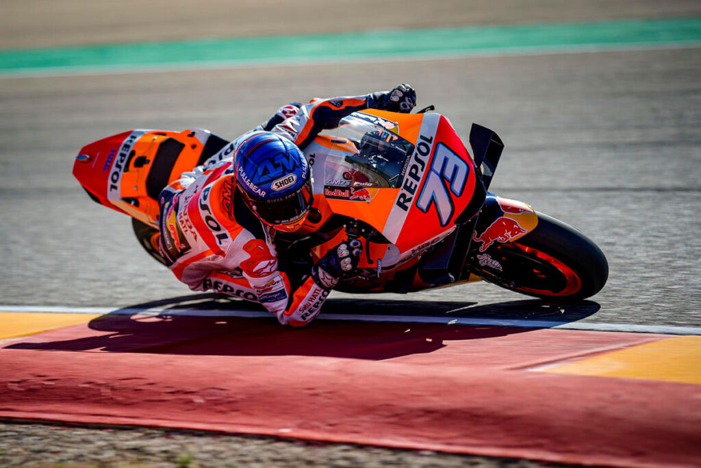 MotoGP | Gp Aragon 2 FP1: Alex Marquez miglior tempo e caduta, Morbidelli è quinto