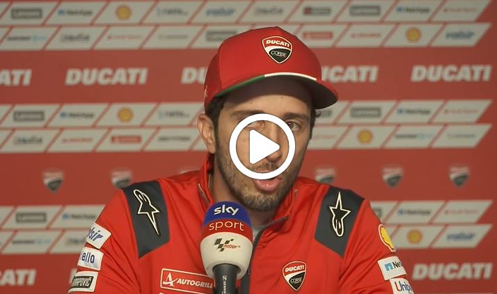 MotoGP | Gp Aragon 2: Andrea Dovizioso, “Non ho parlato con Petrucci” [VIDEO]