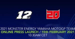 MotoGP | Il Team Yamaha Factory di Vinales e Quartararo sarà presentato il 15 febbraio