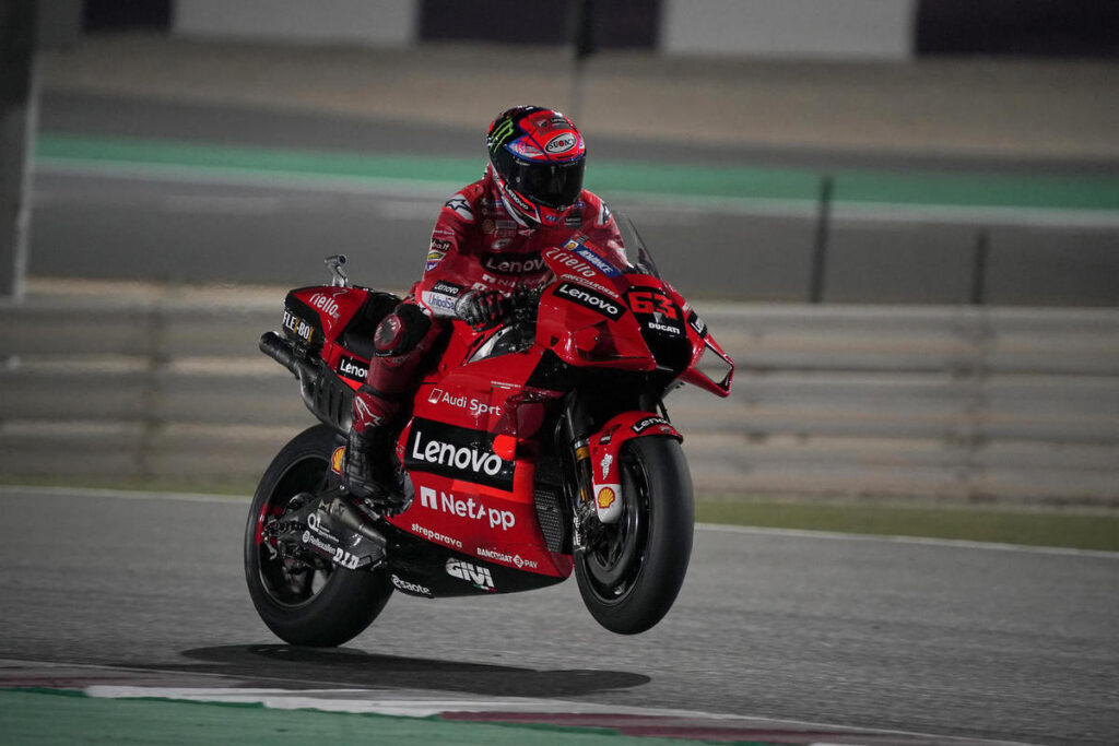 MotoGP | Test Qatar 2 Day 2: Bagnaia, “Oggi eravamo veramente competitivi”