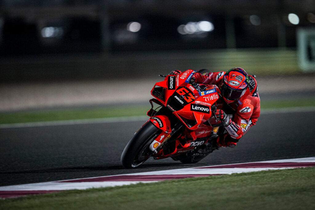 MotoGP | GP Qatar Day 1: Francesco Bagnaia, “Ducati perfetta, ora tocca a me”