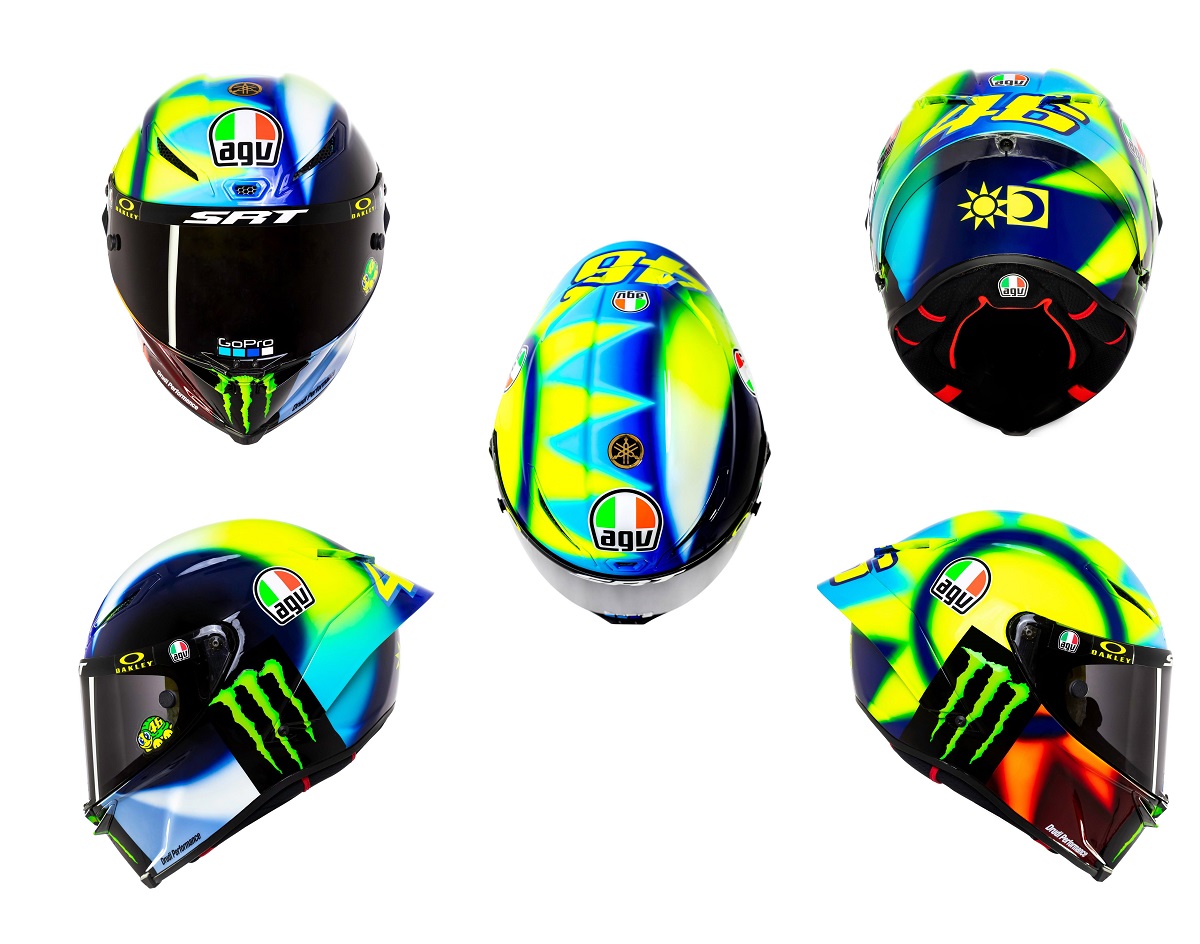 MotoGP  GP Qatar: il nuovo casco di Valentino Rossi [FOTO & VIDEO]
