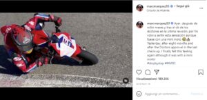 MotoGP | Marc Marquez è tornato in moto