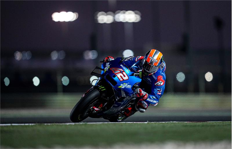 MotoGP | Test Qatar Day 1: Alex Rins, “Ho migliorato il feeling giro dopo giro”