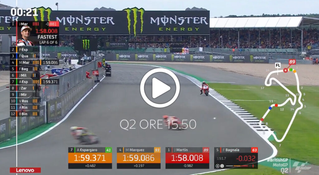 MotoGP | GP Gran Bretagna, gli highlights delle qualifiche a Silverstone [VIDEO]