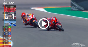 MotoGP | GP Aragon, il duello Bagnaia-Marquez [VIDEO]