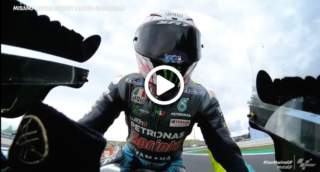 MotoGP | GP Misano, l’omaggio dei tifosi a fine gara per Valentino Rossi [VIDEO]