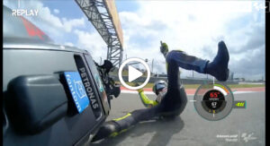 MotoGP | GP Austin, la caduta di Valentino Rossi in Q1 [VIDEO]