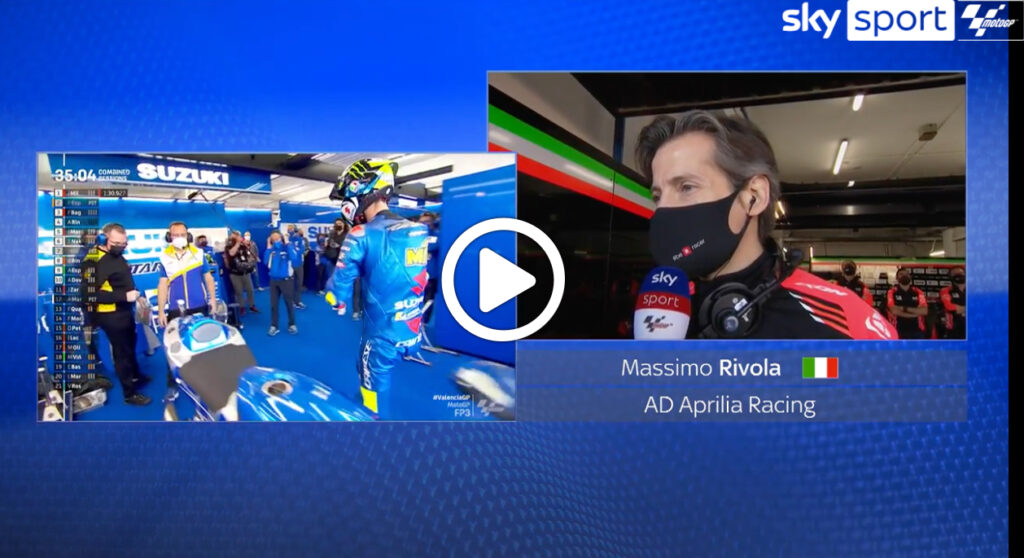 MotoGP | Aprilia, Rivola: “Contrariato per il nostro finale di stagione” [VIDEO]