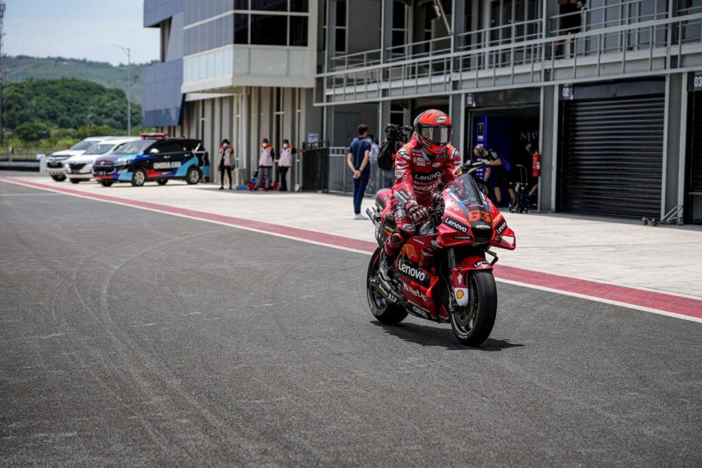 MotoGP | GP da Indonésia: Bagnaia, “Pensando em uma pista preferida pela Ducati”