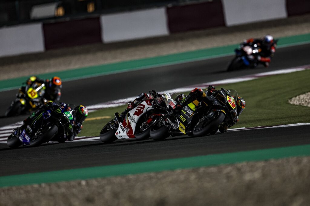 MotoGP | GP Qatar Gara: Bezzecchi, “Una bella gara fino alla caduta”