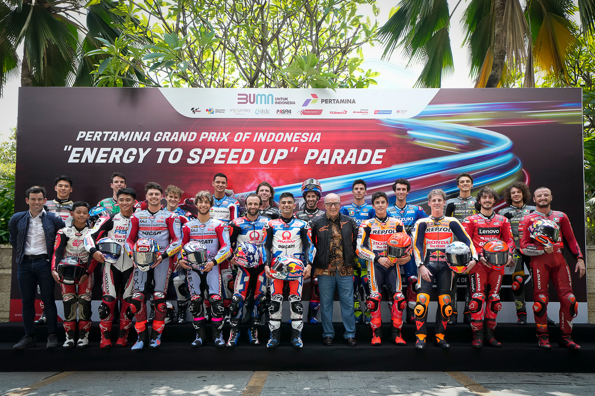 Piloti MotoGP Parata Indonesia Jakarta 2022