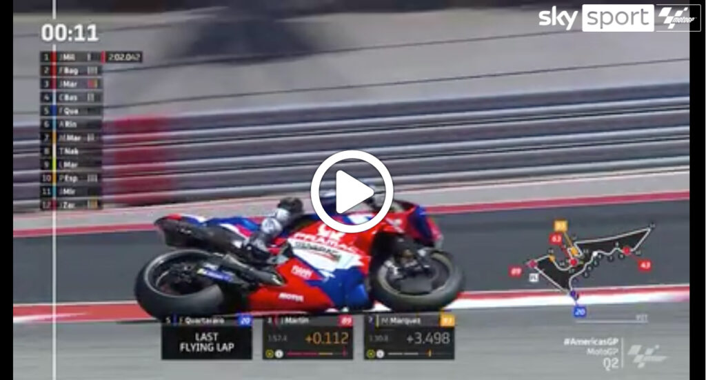 MotoGP | Martín dalla pole, cinque Ducati davanti a tutti [VIDEO]