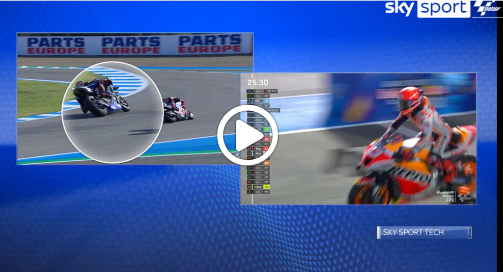 MotoGP | GP Jerez, la caduta di Quartararo nelle prime libere [VIDEO]