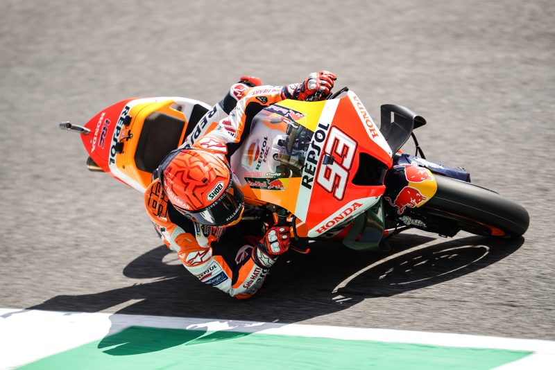 MotoGP | GP Mugello Day 1: Marc Marquez, “Al momento siamo abbastanza lontani dalla vetta”
