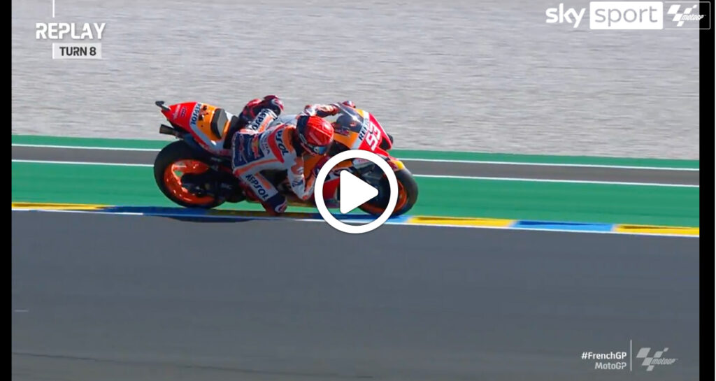MotoGP | Marquez, spettacolare salvataggio nelle FP1 di Le Mans [VIDEO]