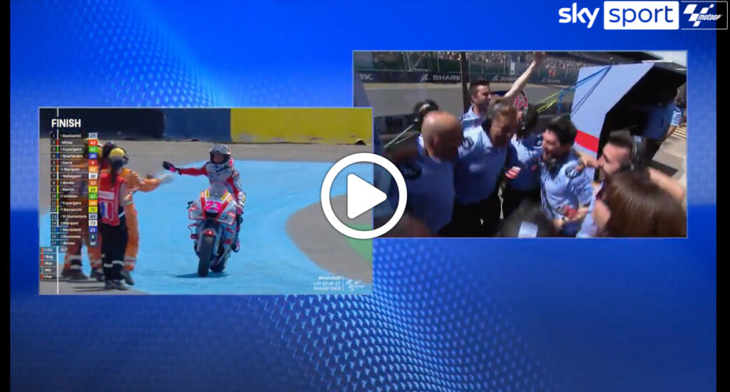 MotoGP | Gp Le Mans, l’ultimo giro: vince Bastianini [VIDEO]