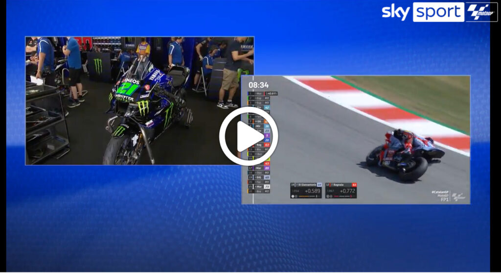 MotoGP | GP Barcellona, Quartararo e Morbidelli in pista con due diverse aerodinamiche [VIDEO]