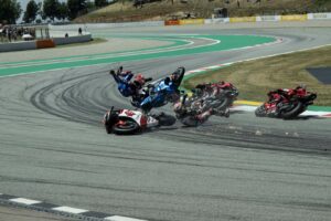 MotoGP | Crash Barcellona, sui social le scuse di Nakagami a Rins e Bagnaia