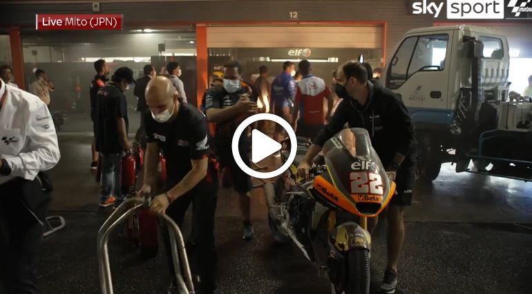 Moto2 | GP Giappone: incendio nel team Marc VDS [VIDEO]